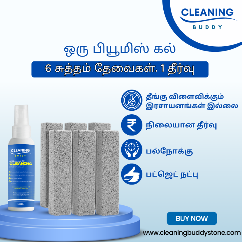 Cleaning Buddy Stone and Spery for for Toilet Bowl Cleaner
